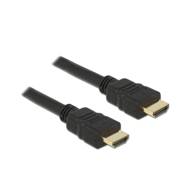 DeLOCK HDMI Cavo 1,5m High Speed Ethernet 4K St./St. Nero